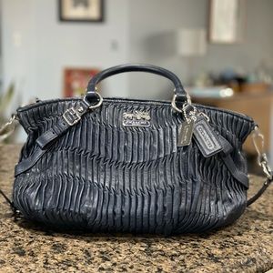 Coach Gathered Leather Sofia Madison Quilted